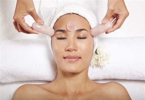 rose quartz facial massage women health