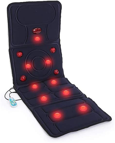 full body heated massage mat multi functional heat therapy shiatsu electric infrared foldable