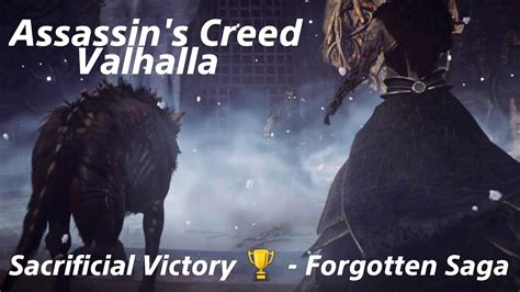 Sacrificial Victory Trophy Hel Boss Fight Forgotten Saga Assassin