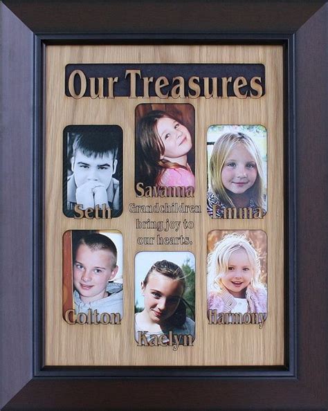 6 To 8 Grandkids Names Mat Insert Only For 11x14 Picture Etsy