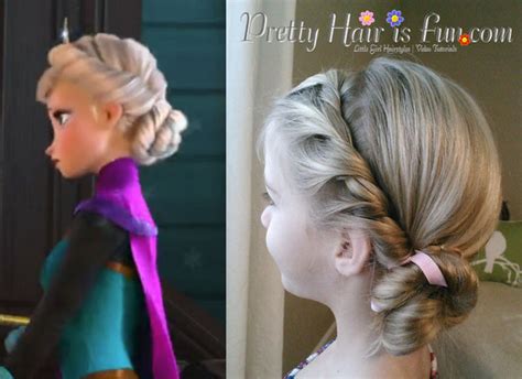 Elsas Coronation Hairstyle From Disneys Frozen Shaunell Ws