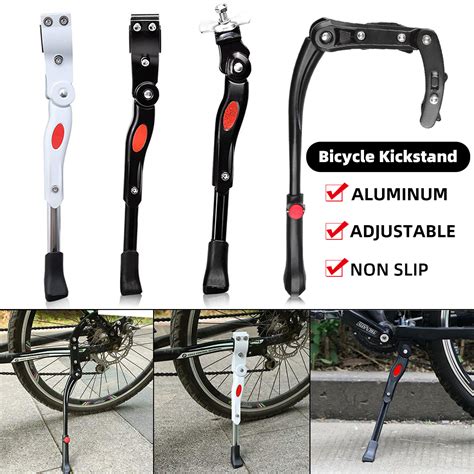 Mtb Road Bike Side Single Leg Kickstand Bicycle Adjustable Aluminum