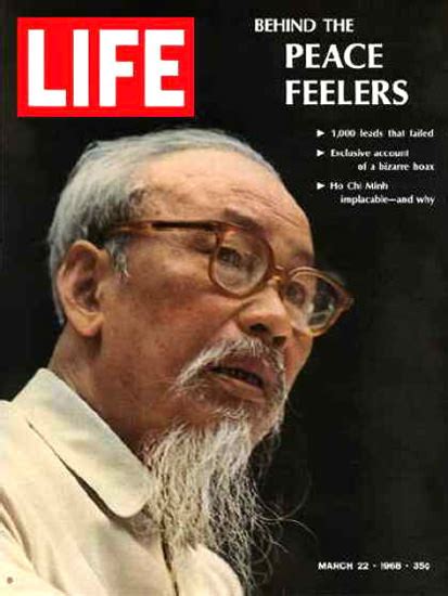 Life Magazine Cover Copyright 1968 Ho Chi Minh Mad Men