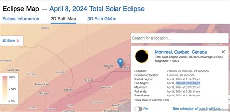 The Next Solar Eclipse Will Pass Directly Over Montreal News