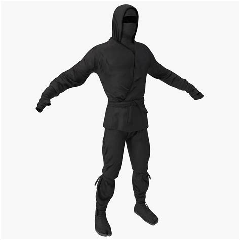 3d Model Ninja Clothes