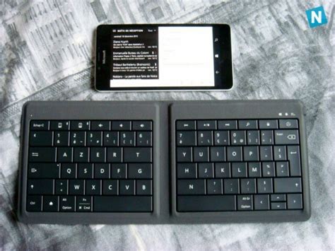 Test Du Clavier Universal Foldable Keyboard De Microsoft Nokians La
