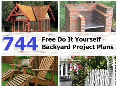 He then designed up, right there in front of me, a patio perfectly suited to the style of the house. 744 Free Do It Yourself Backyard Project Plans