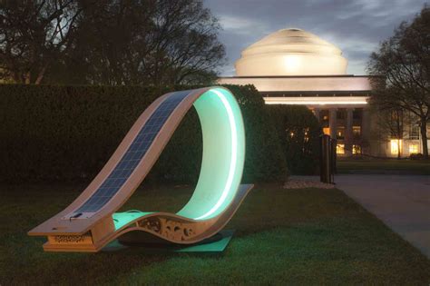 Mit Soft Rockers Solar Powered Charging Stations Double As Lounge