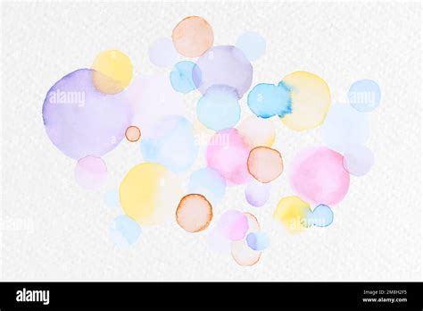 Colorful Abstract Watercolor Blobs Vector Stock Vector Image And Art Alamy