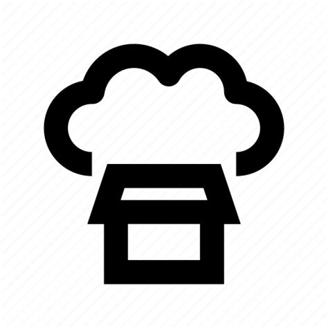 Cloud computing, cloud storage, data storage, file storage, online storage icon