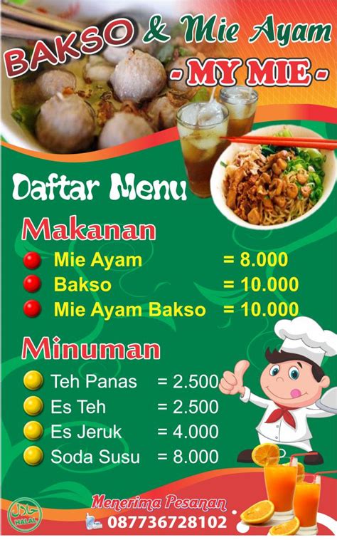 Desain banner ayam geprek rajasthan board i. Desain Banner Bakso dan Mie Ayam cdr | Kumpulan Desain ...