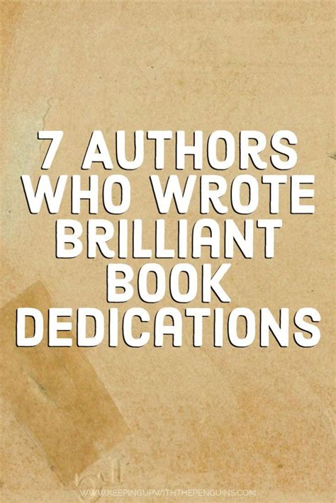 An Old Book Cover With The Words 7 Authors Who Wrote Brilliant Book