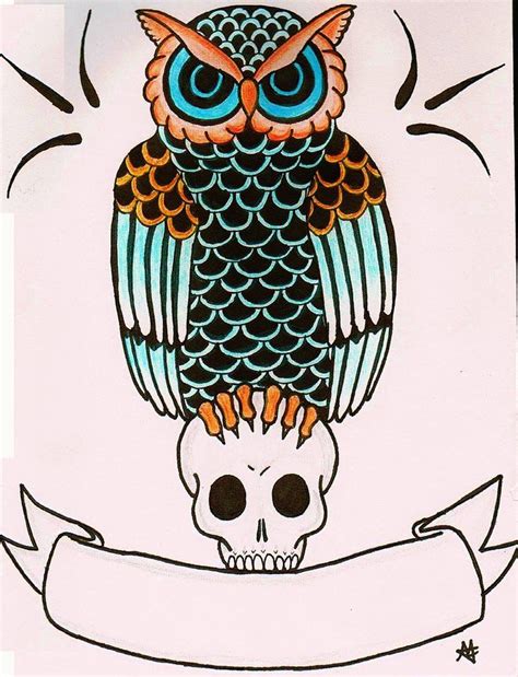 Owl Tattoo Flash By Maddyfield On Deviantart Owl Tattoo Flash Tattoo