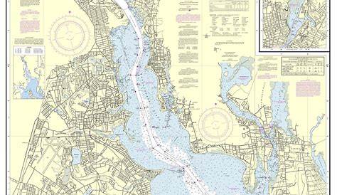 NOAA Nautical Chart 13224: Providence River and Head of Narragansett
