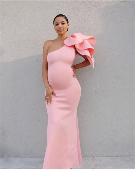 Pink Maternity Dress On Stylevore