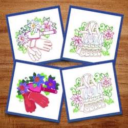 Springtime Garden Embroidery Design Pack By Annthegran Outlines