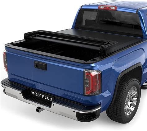 Mostplus 59ft Soft Quad Tonneau Cover Truck Bed Compatible