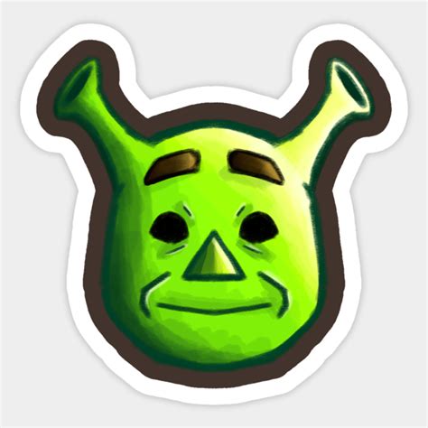 Happy Shrek Shrek Sticker Teepublic
