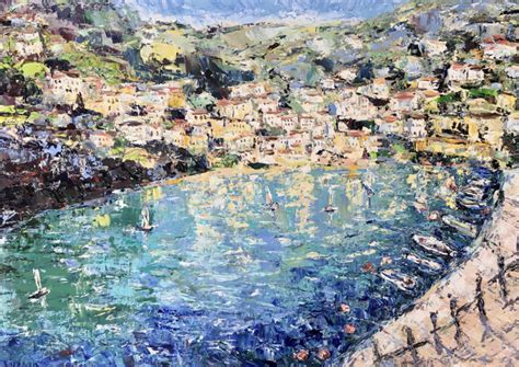 Buy Amalfi Seascape Painting By Vilma Gataveckienė