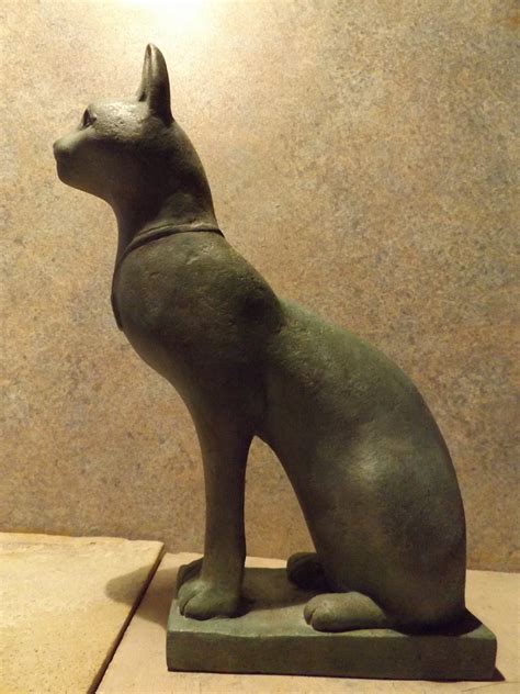 egyptian cat statue bast bastet protective goddess of music dance and joy