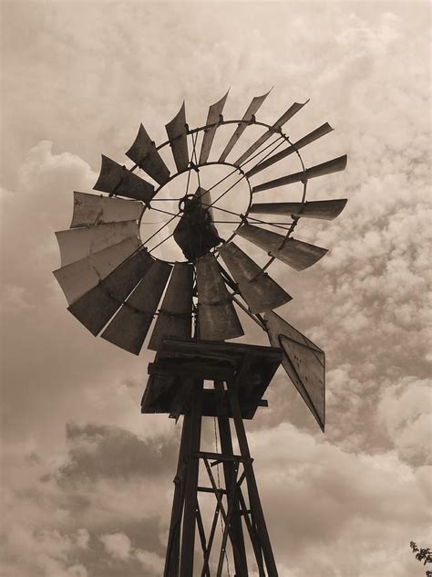 Old West Windmill Drawings Old West Windmill Photograph By Loring
