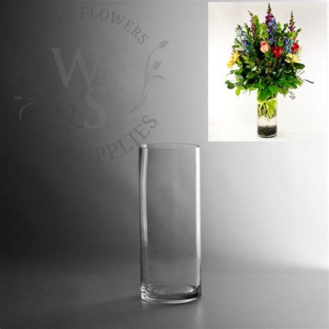 10 X 4 Glass Cylinder Vase Cylinder Vase Wholesale Flowers And Supplies Glass Cylinder Vases