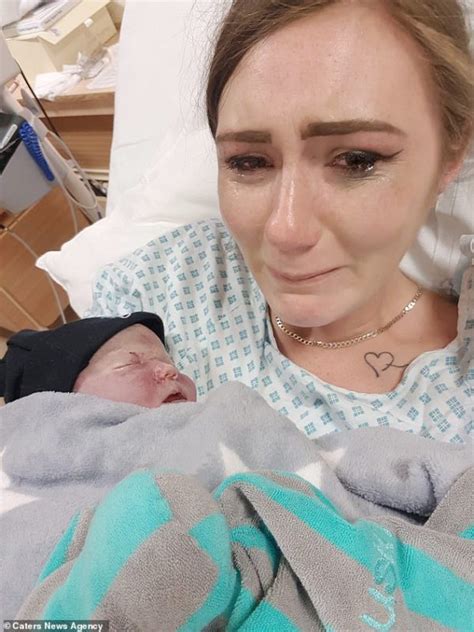 Mother Shares Raw Photo Of Her Holding Stillborn Baby