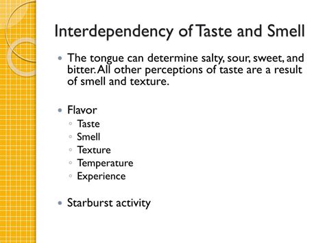 Ppt Taste And Smell Powerpoint Presentation Free Download Id2334118