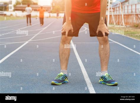Tired Runner After Race Hi Res Stock Photography And Images Alamy