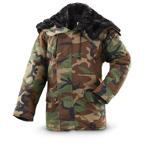 New Us Military Surplus N3b Hooded Parka 594052 Insulated Military