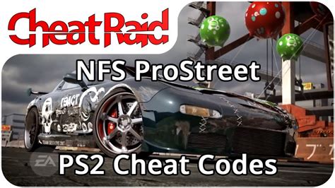 Need For Speed Prostreet Cheat Codes Ps2 Youtube