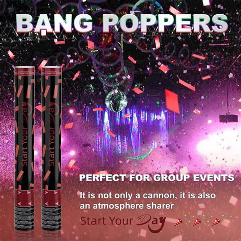 Buy 5 Packs Confetti Cannons 15 Inchlonger Confetti Shooters Party
