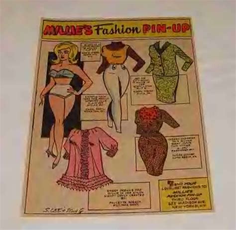 1963 Modeling With Millie Paper Doll EBay Paper Dolls Comic Books