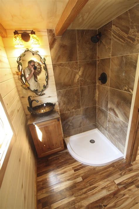 15 small bathroom ideas to take your tiny space to the next level. Simblissity Tiny Homes - Stone Cottage