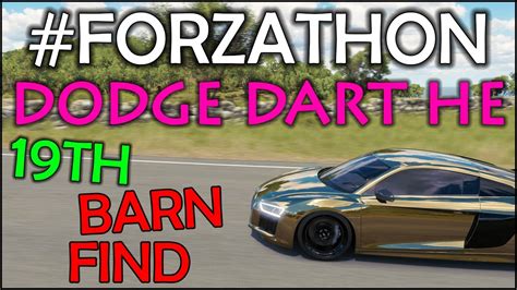 Forzathon Unlock 19th Barn Find Win Dodge Dart Horizon Edition