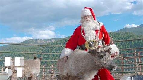 Realistic Santa And Rudolph