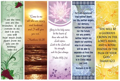 7 Best Images Of Printable Scripture Bookmarks Bookmark With Bible