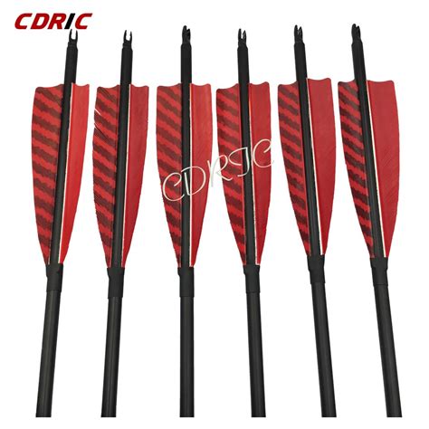 612pcs 26283032inches Carbon Arrows Spine 600 Od 78mm With Replace