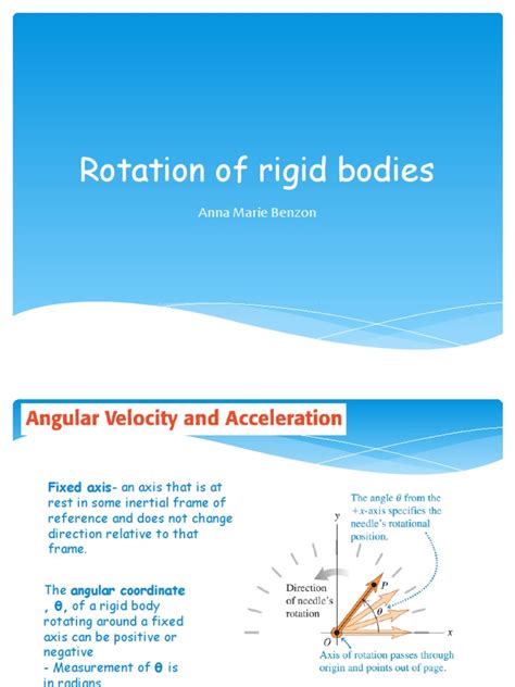 Rotation Of Rigid Bodies Pdf