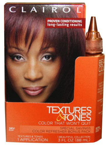 Clairol Textures And Tones Hair Color 3rv Plum 17w Pack Of 2