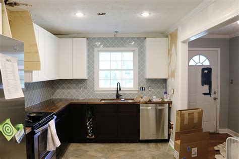 If a window cuts into the wall, pretend the window is not there and continue the backsplash around it to the normal stopping point. Tile around a window how to and picking tile for the Pedrazas