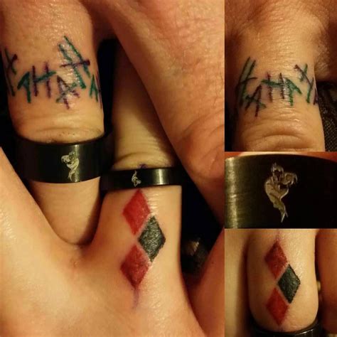 Harley Quinn And Joker Matching Tattoos