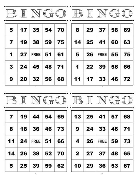 Pin On Free Printable Bingo Cards
