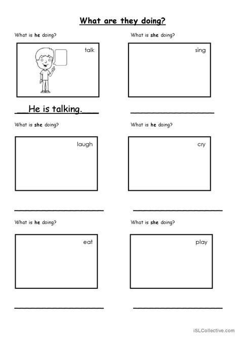 What Is Heshe Doing English Esl Worksheets Pdf And Doc