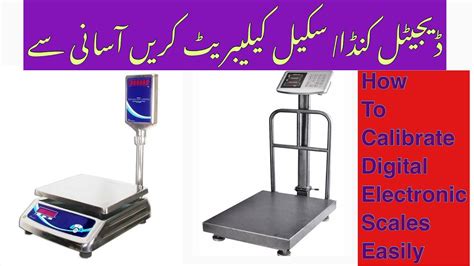 How To Calibrate Digital Weighing Scale Weighing Scale Calibration