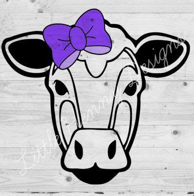 Free Free 202 Baby Cow With Bow Svg SVG PNG EPS DXF File