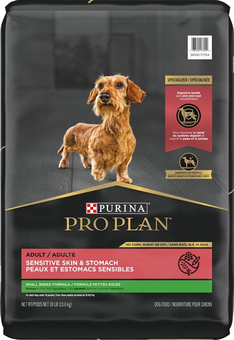Just like humans, some dogs are born more sensitive than others. Purina Pro Plan Focus Small Breed Adult Sensitive Skin ...