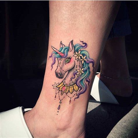 Cute Unicorn Tattoo Best Tattoo Ideas Gallery