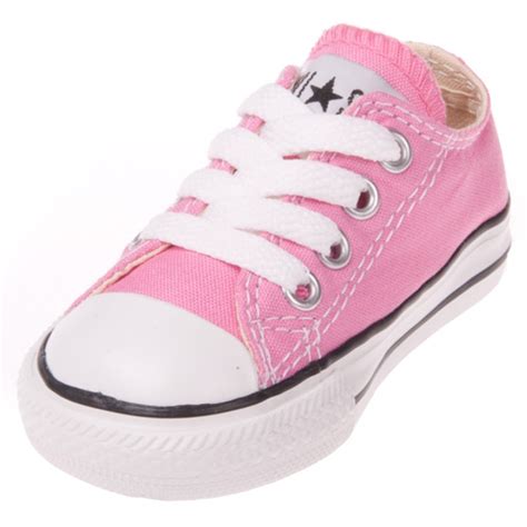 Converse Chuck Taylor 7j238 Toddler Pink Low Top Converse Shoes Photo