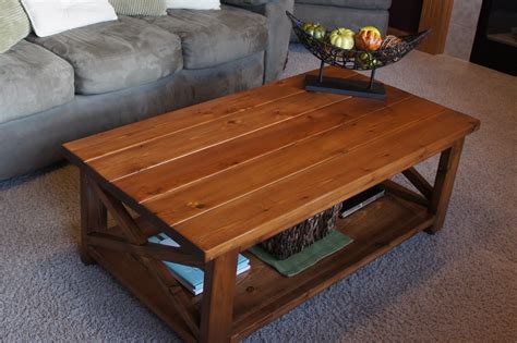 With the use of plywood, cedar planks and allot of elbow. Ana White | X Coffee Table - DIY Projects